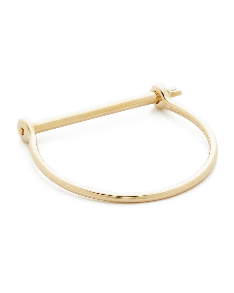 Miansai  Thin Screw Cuff Gold Bracelet – Online Jewelry Boutique